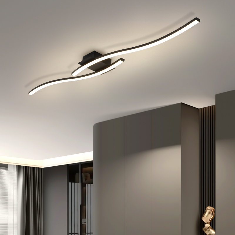 Interior Design Elements - الحديثة الحد الأدنى الأسود ضوء السقف