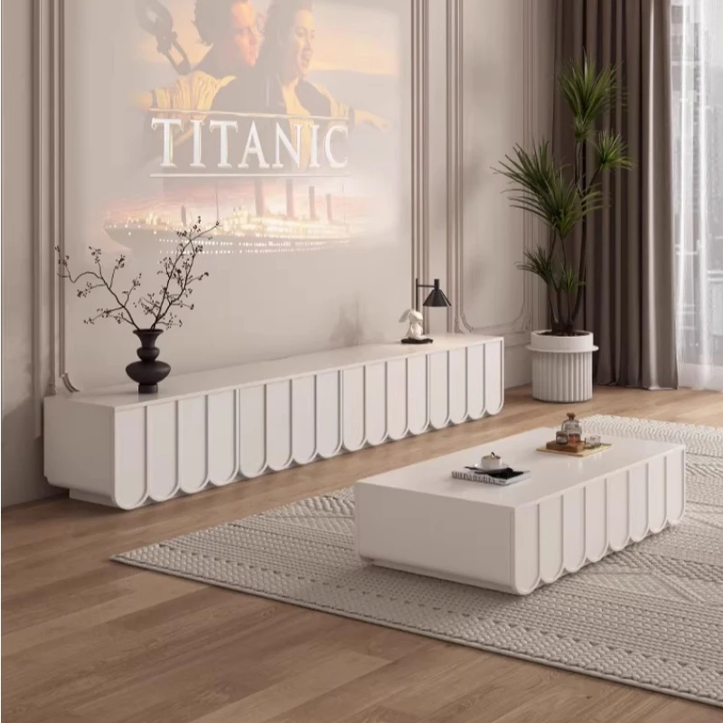 تصميم خزانة تلفزيون عصرية فاخر - مراجعة Interior Design White And Wood وسعره