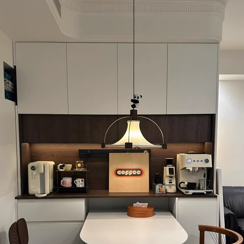 مصمم أنيق مربع النسيج مطعم قلا - مراجعة Interior Design White And Wood وسعره