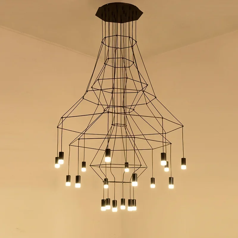 ثريا LED عصرية إبداعية للدرج،  - مراجعة Interior Design Elements وسعره