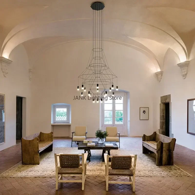ثريا LED عصرية إبداعية للدرج،  - مراجعة Interior Design Elements وسعره