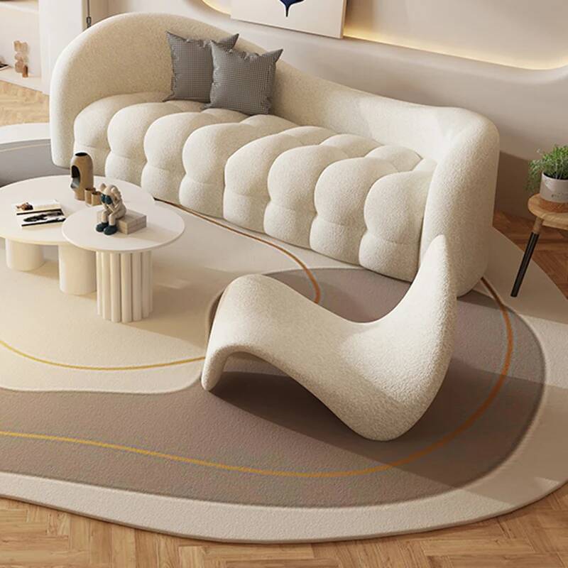 أرائك غرفة المعيشة باللون الكر - مراجعة Interior Design White And Wood وسعره