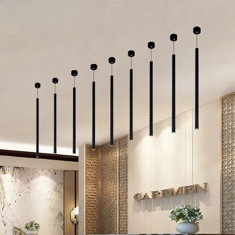 ثريا LED بتصميم أسود عصري من ا - مراجعة Interior Design Youtube وسعره