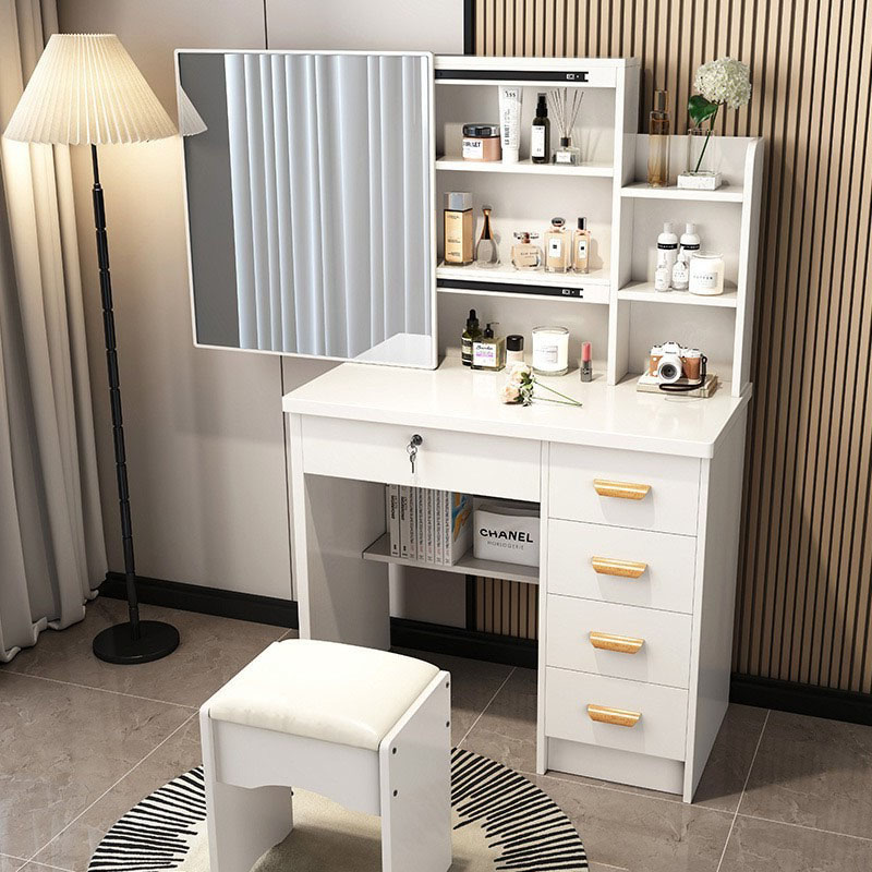 طاولة زينة بتصميم عصري وجمالي  - مراجعة Interior Design White And Wood وسعره